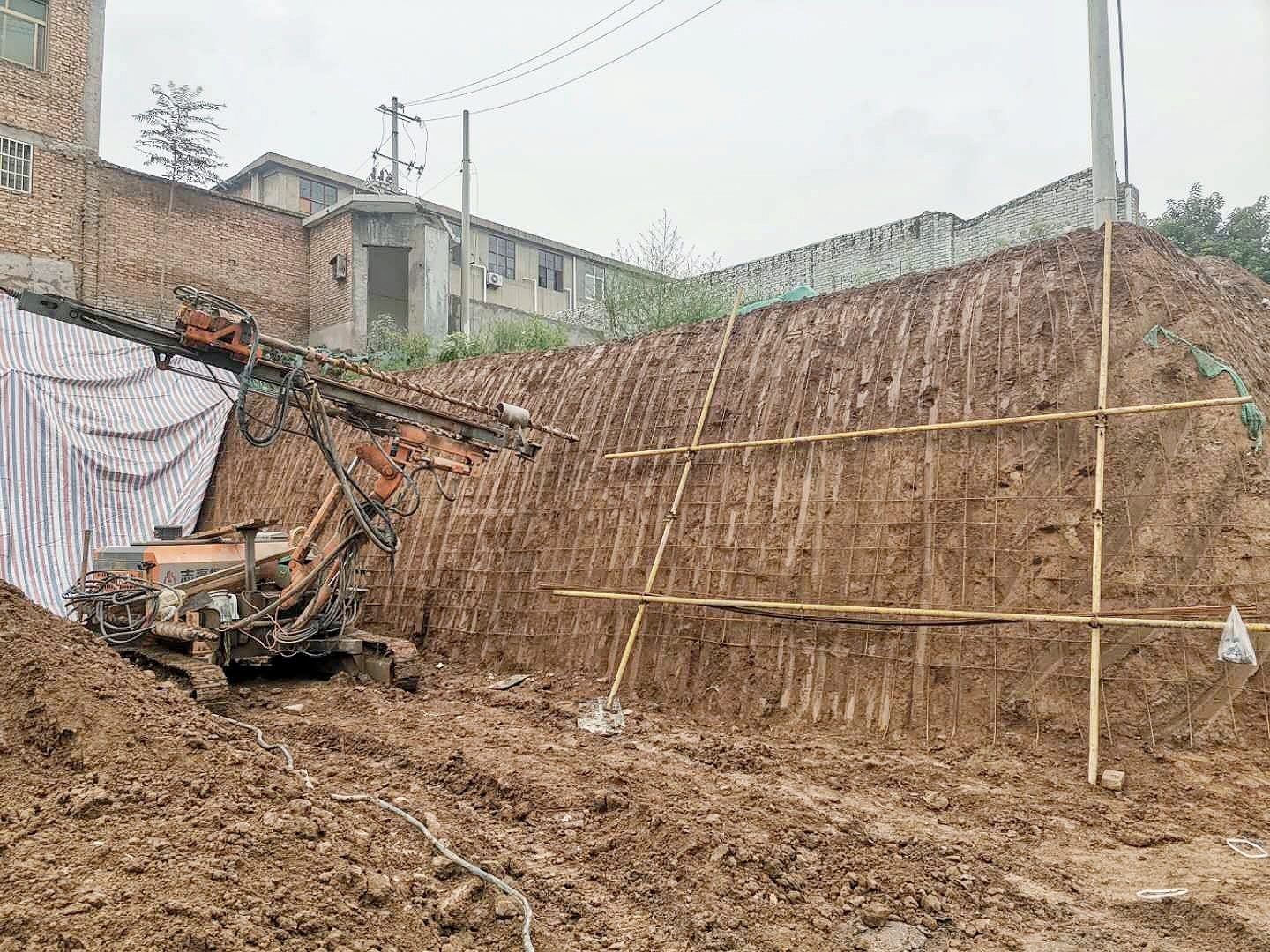 兴平龙记观园基坑支护建设项目